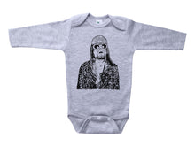 Load image into Gallery viewer, KURT COBAIN / Kurt Cobain Baby Onesie - Baffle
