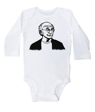 Load image into Gallery viewer, LARRY DAVID / Larry David Baby Onesie - Baffle
