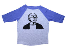 Load image into Gallery viewer, LARRY DAVID / Larry David Raglan Baseball Shirt for Toddlers - Baffle
