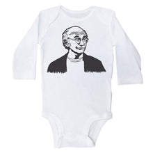 Load image into Gallery viewer, Larry David - Long Sleeve Baby Onesie - Baffle
