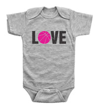 Load image into Gallery viewer, Love - Basketball / BBall Basic Onesie - Baffle
