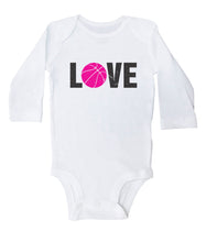 Load image into Gallery viewer, Love - Basketball / BBall Basic Onesie - Baffle
