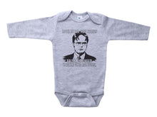 Load image into Gallery viewer, Love Is All You Need? False. / Basic Onesie / Dwight - Baffle
