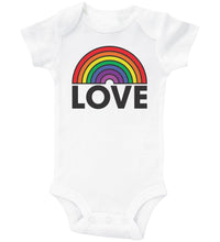 Load image into Gallery viewer, LOVE / Rainbow Love Baby Onesie - Baffle
