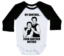 Load image into Gallery viewer, My Brother From Another Mother / Step Brothers Raglan Onesie / Long Sleeve - Baffle
