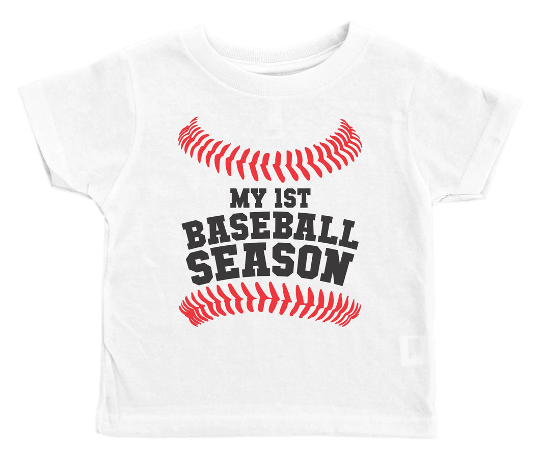 My First Baseball Season - Toddler Crewneck - Baffle