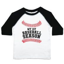 Load image into Gallery viewer, My First Baseball Season - Toddler Raglan T-Shirt - Baffle
