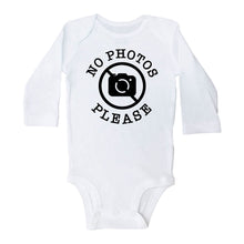 Load image into Gallery viewer, NO PHOTOS PLEASE - Basic Onesie - Baffle

