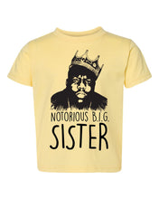 Load image into Gallery viewer, Notorious BIG Sister / Toddler / Youth Crew Neck - Baffle
