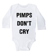 Load image into Gallery viewer, Pimps Don&#39;t Cry / Basic Onesie - Baffle
