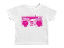 Load image into Gallery viewer, PINK BOOMBOX / Pink Boombox Crew Neck Short Sleeve Toddler Shirt - Baffle
