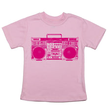 Load image into Gallery viewer, Pink Boombox - Toddler T-Shirt - Baffle
