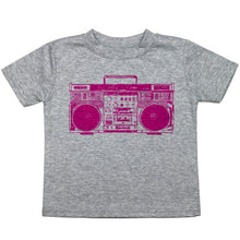 Load image into Gallery viewer, Pink Boombox - Toddler T-Shirt - Baffle
