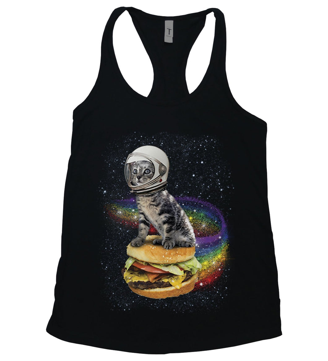 Rainbow Burger Kitty - Women's Tank - Baffle