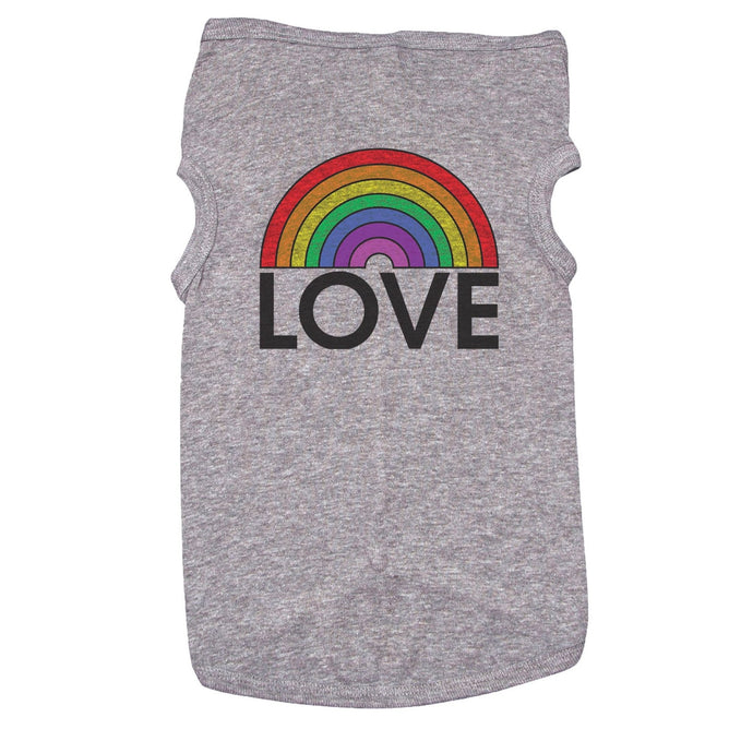 Rainbow Love - Dog T-Shirt - Baffle