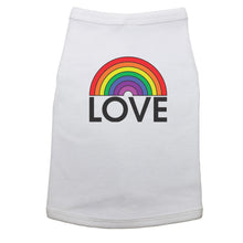 Load image into Gallery viewer, Rainbow Love - Dog T-Shirt - Baffle
