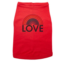 Load image into Gallery viewer, Rainbow Love - Dog T-Shirt - Baffle
