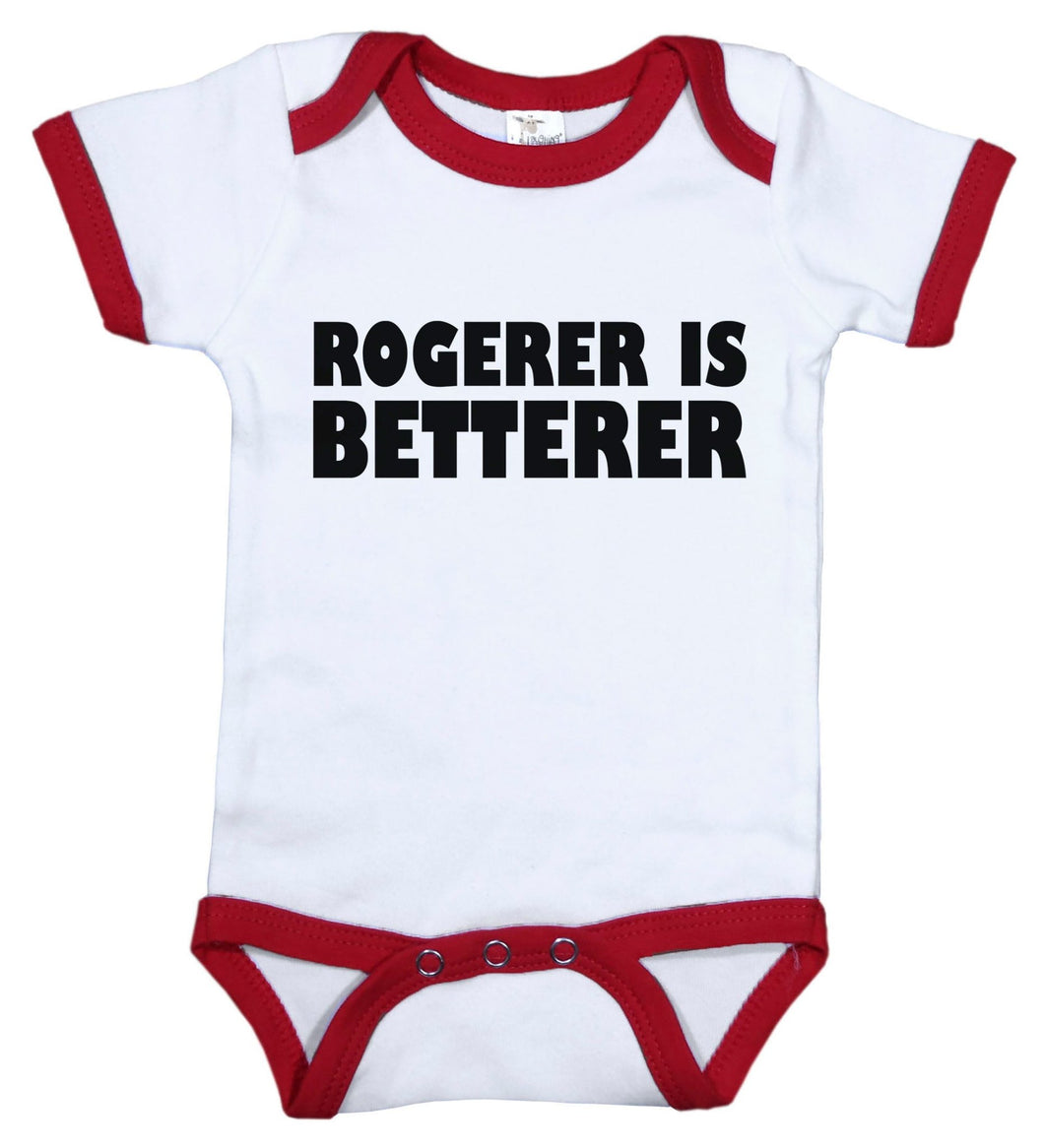 Rogerer Is Betterer / Tennis Ringer Onesie - Baffle
