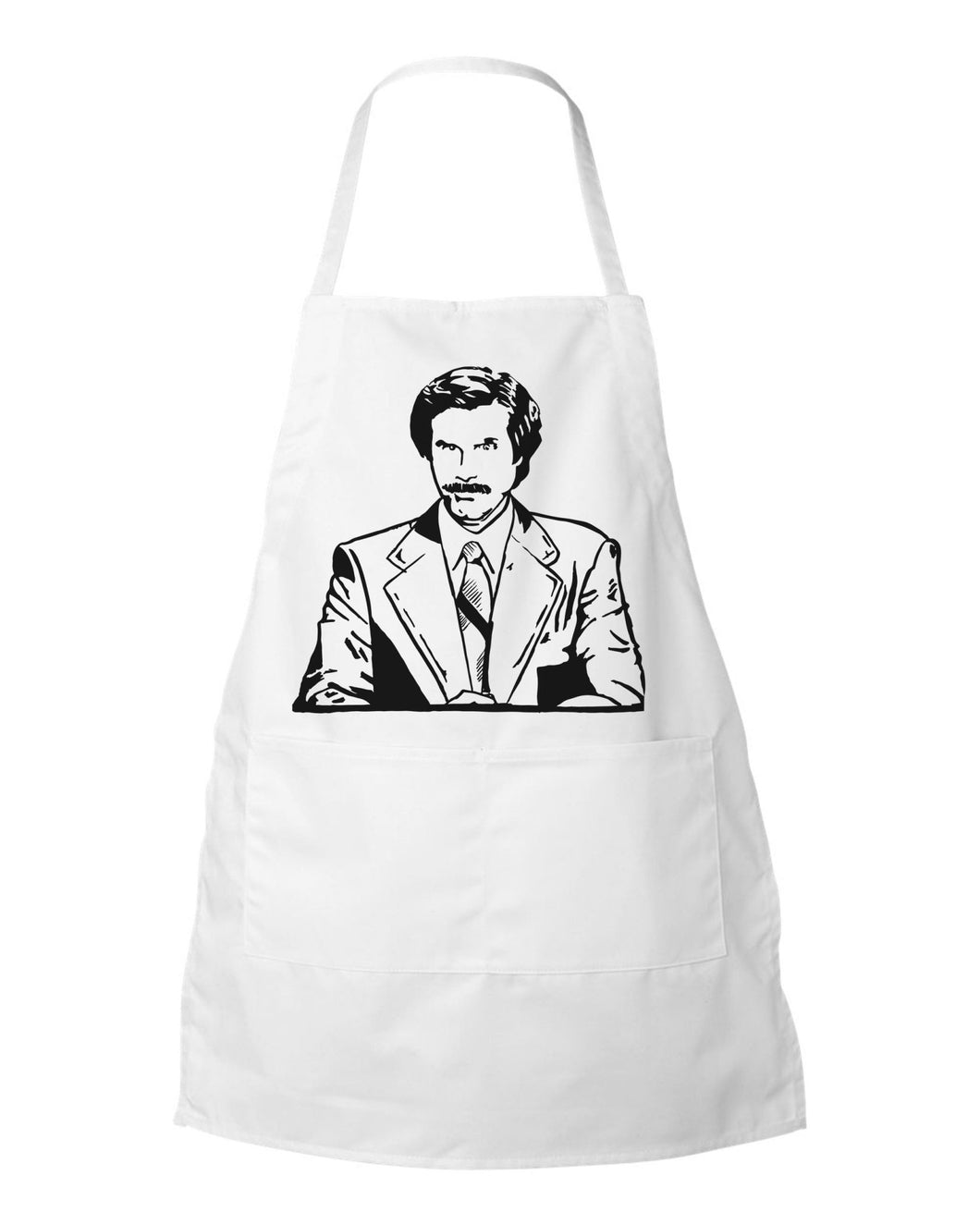 Ron Burgundy - Adult Apron - Baffle