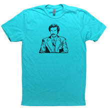 Load image into Gallery viewer, Ron Burgundy - Adult Unisex T-Shirt - Baffle
