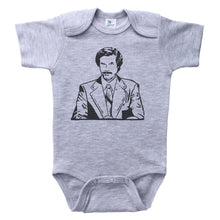 Load image into Gallery viewer, Ron Burgundy - Baby Onesie - Baffle
