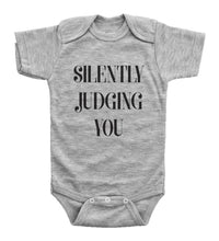 Load image into Gallery viewer, Silently Judging You / Basic Baby Onesie - Baffle

