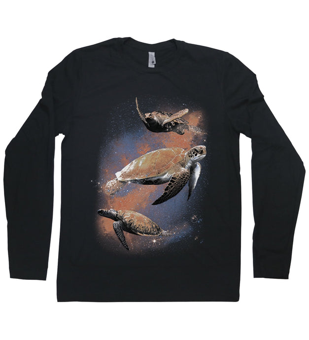 Space Turtles - Long Sleeve T-Shirt - Baffle