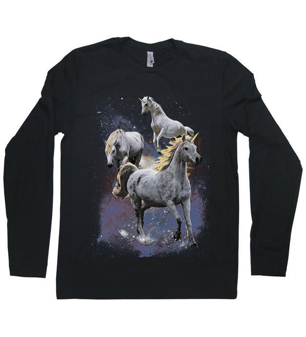 Space Unicorns - Long Sleeve T-Shirt - Baffle