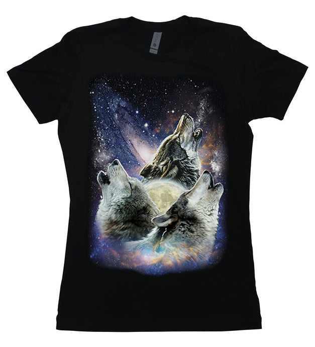 Space Wolves - Women's Boyfriend T-Shirt - Baffle