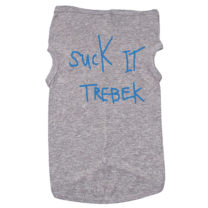 Suck it Trebek - Dog T-Shirt - Baffle