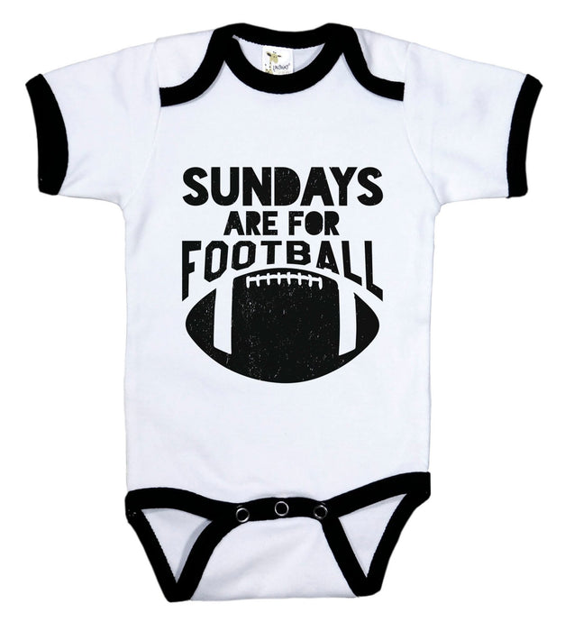 Sundays Are For Football / Football Ringer Onesie - Baffle