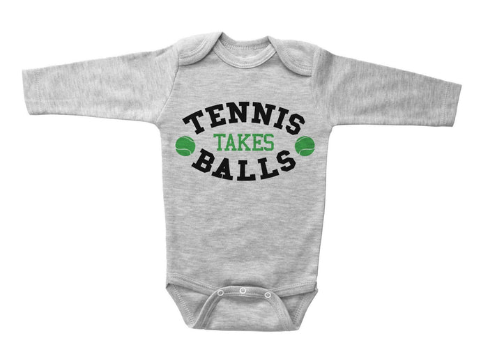 TENNIS TAKES BALLS - Basic Onesie - Baffle