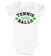 Load image into Gallery viewer, TENNIS TAKES BALLS - Basic Onesie - Baffle
