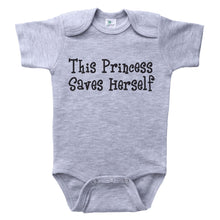 Load image into Gallery viewer, This Princess Saves Herself / Basic Onesie - Baffle
