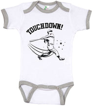 Load image into Gallery viewer, Touchdown! / Baseball Ringer Onesie - Baffle

