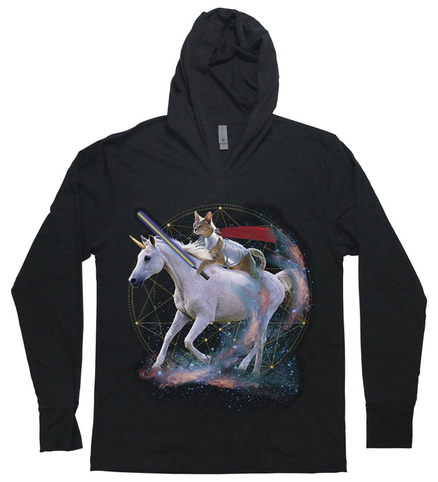 Unicorn Warrior - Hooded T-Shirt - Baffle