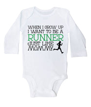 Load image into Gallery viewer, WHEN I GROW UP, RUNNER LIKE MOMMY - Basic Onesie - Baffle
