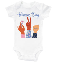 Load image into Gallery viewer, Women&#39;s Day - Hands / Basic Onesie - Baffle
