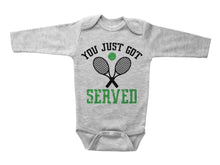 Load image into Gallery viewer, YOU JUST GOT SERVED - Basic Onesie - Baffle
