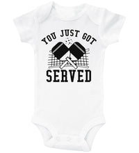 Load image into Gallery viewer, YOU JUST GOT SERVED PICKLEBALL - Basic Onesie - Baffle
